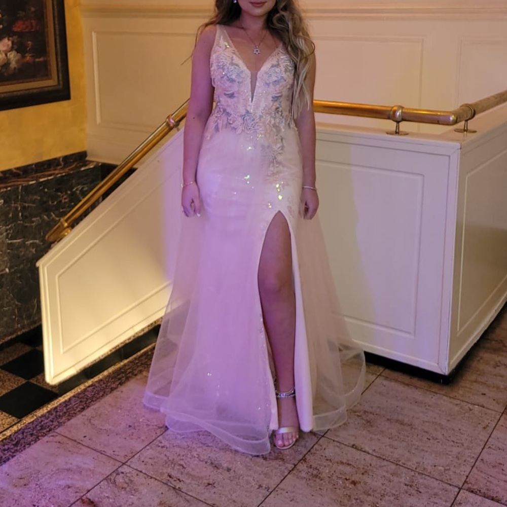 Dave and Johnny Open Back Gown